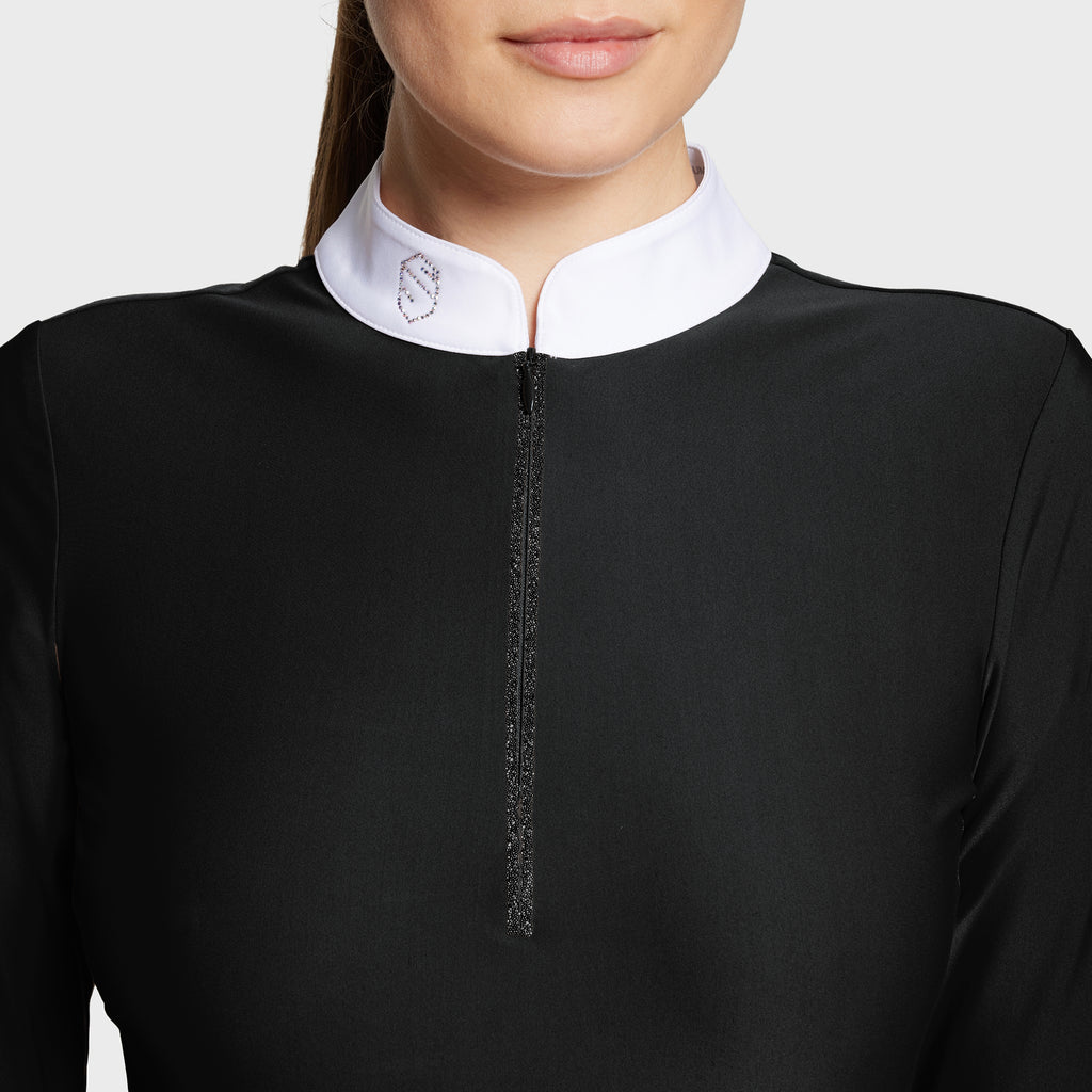 Chemise à manches longues Kastel Denmark quart zippée manches Chemise à manches longues Kastel Denmark quart zippée manches